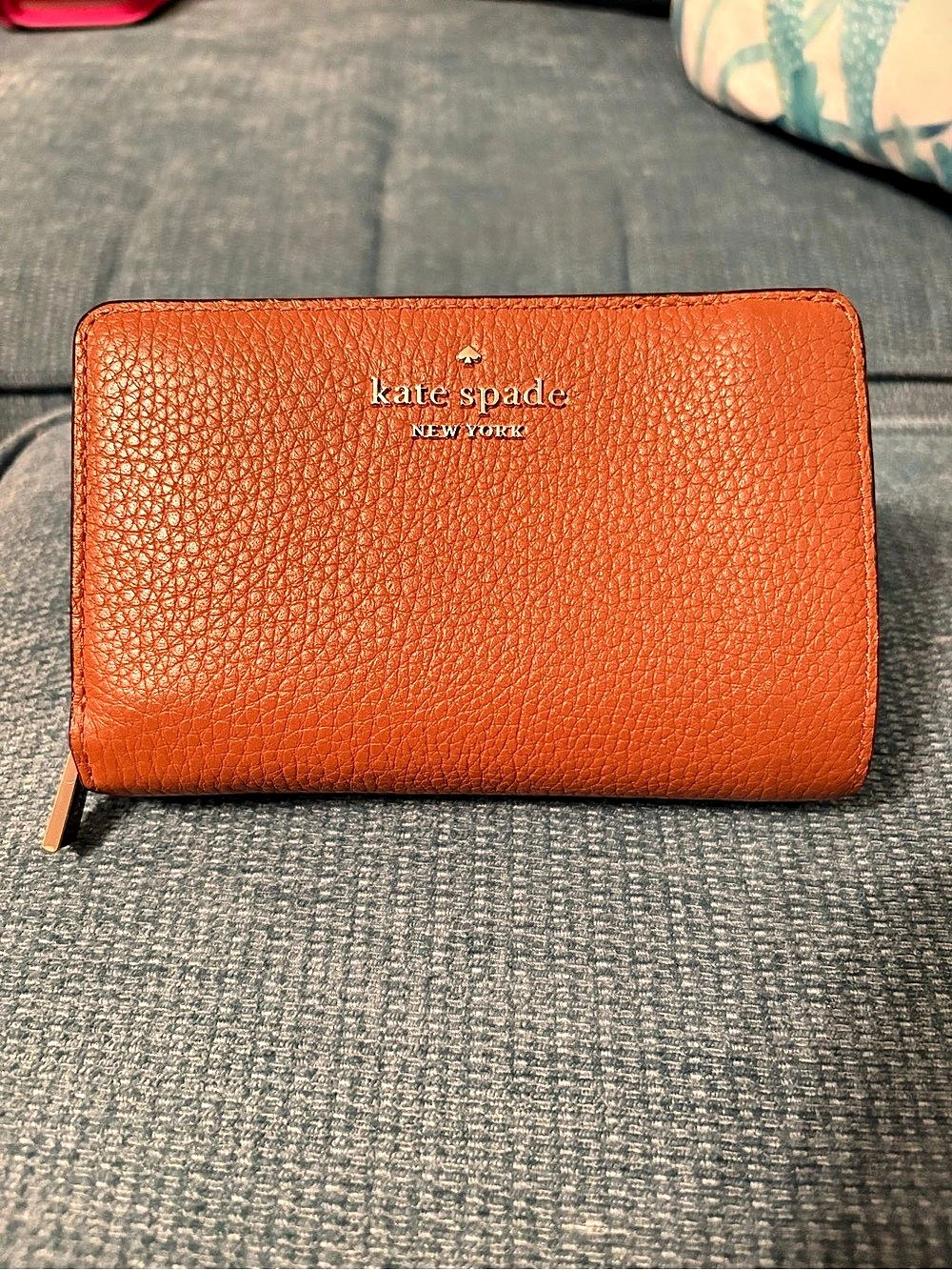 Kate Spade Staci Medium Compact Bifold Wallet Orange